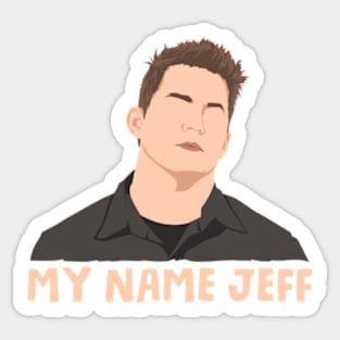 My Name Jeff Sticker